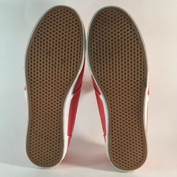 Vans off the wall womens lace up shoes skate sneakers red size 8.5 TB4R - Picture 8 of 9